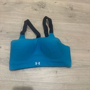Under Armour Women's Teal and Black Sports Bra